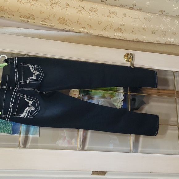 Maurices Blue Stretch Skinny Low Rise Jeans.  Size S - Picture 5 of 8